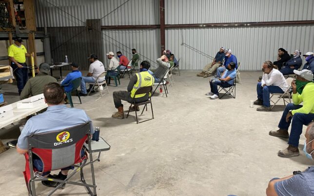 csm industrial employees receiving ongoing safety training
