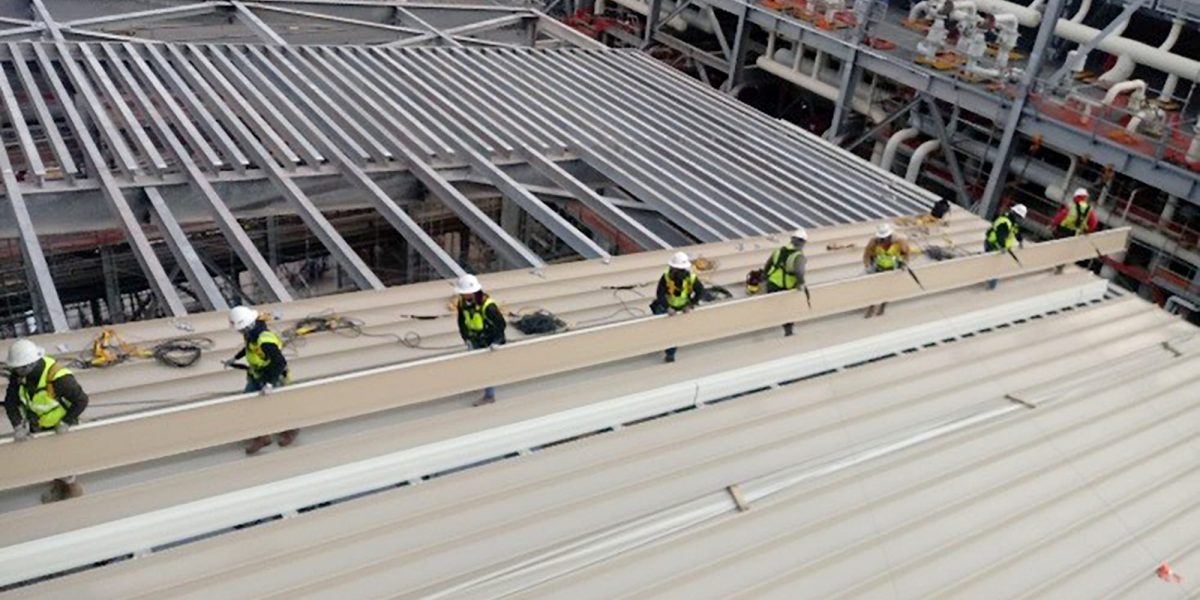 csm industrial standing seam project